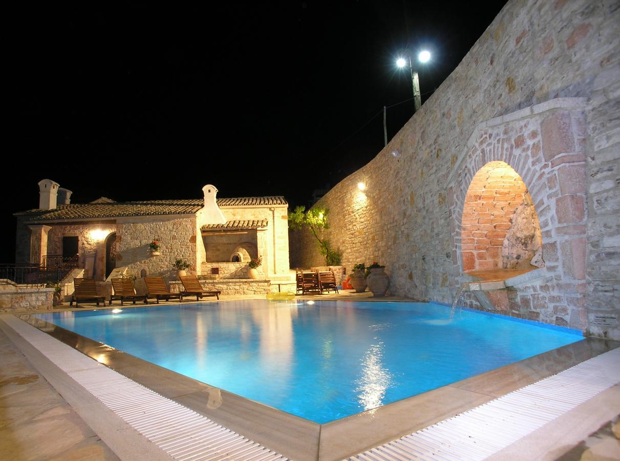 Traditional Stone Villa Olympia Viggla 외부 사진