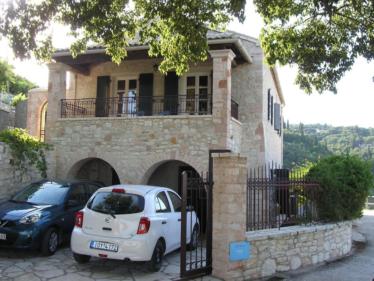 Traditional Stone Villa Olympia Viggla 외부 사진